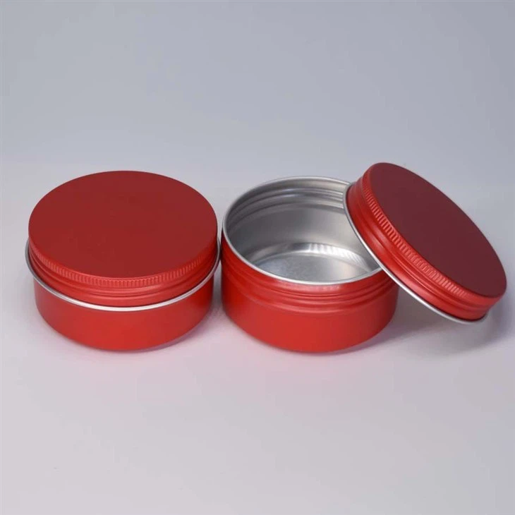5ml Red Aluminum Container With Cap